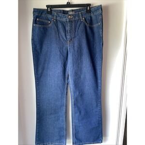Denver Hayes Womens Jeans Sz 16x30 Dark Wash 5-Pocket Design Classic Fit